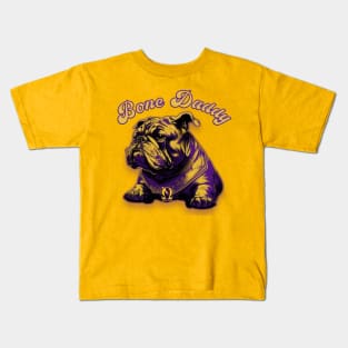 Bone Daddy (yellow, top) Kids T-Shirt